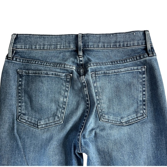3x1 NYC Mid Rise Straight Leg Cropped Jeans Blue Wash Stretch - Size 25 - Picture 5 of 16